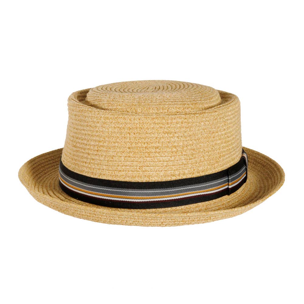 Fedora Straw Pork Pie Hat - Style Detroit