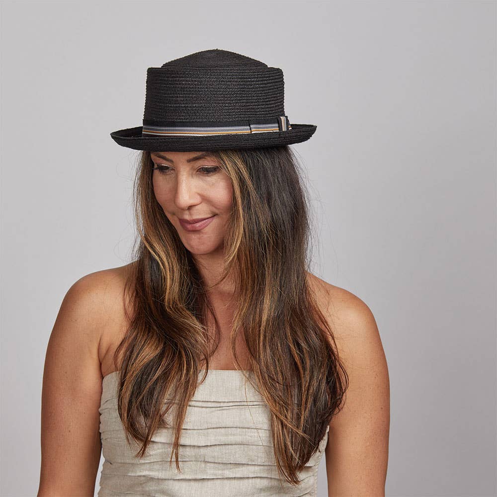 Fedora Straw Pork Pie Hat - Style Detroit
