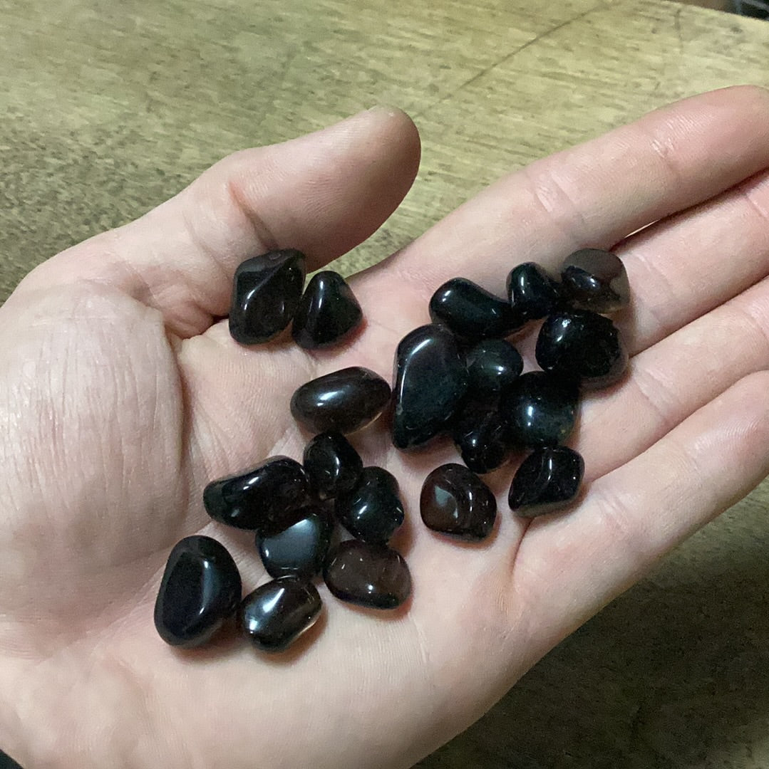Apache Tear Obsidian Tumbled