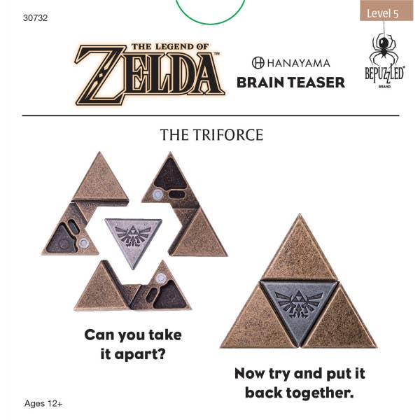 Hanayama Legend of Zelda Triforce Puzzle (Level 5)