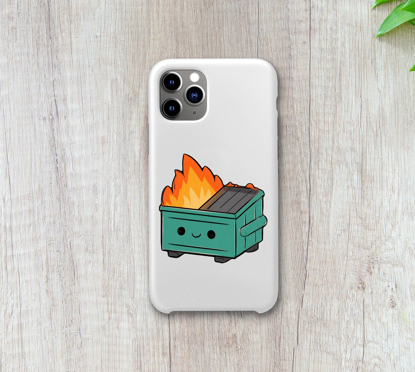 Happy Dumpster Fire Sticker