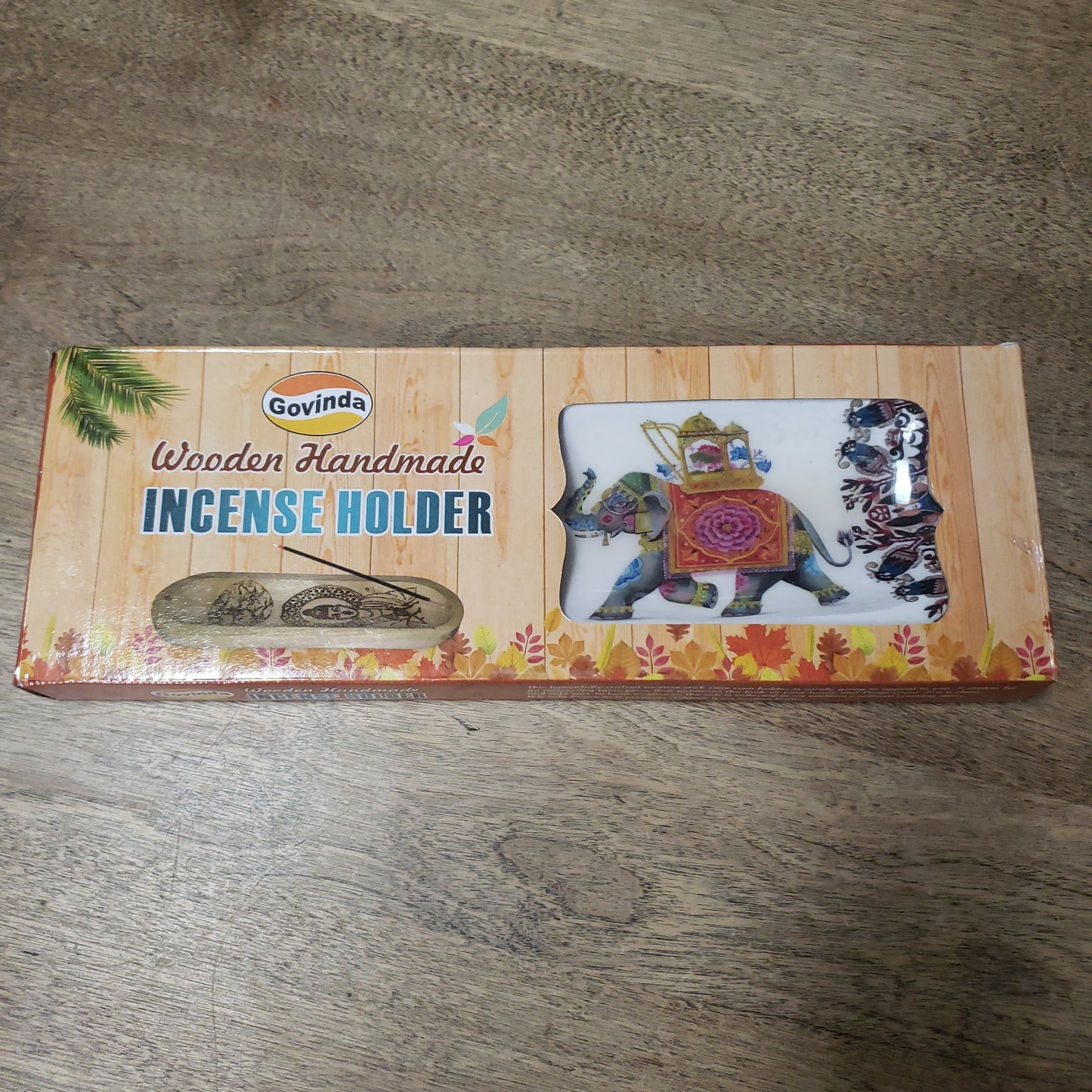 Wooden Incense Burner Tray Large