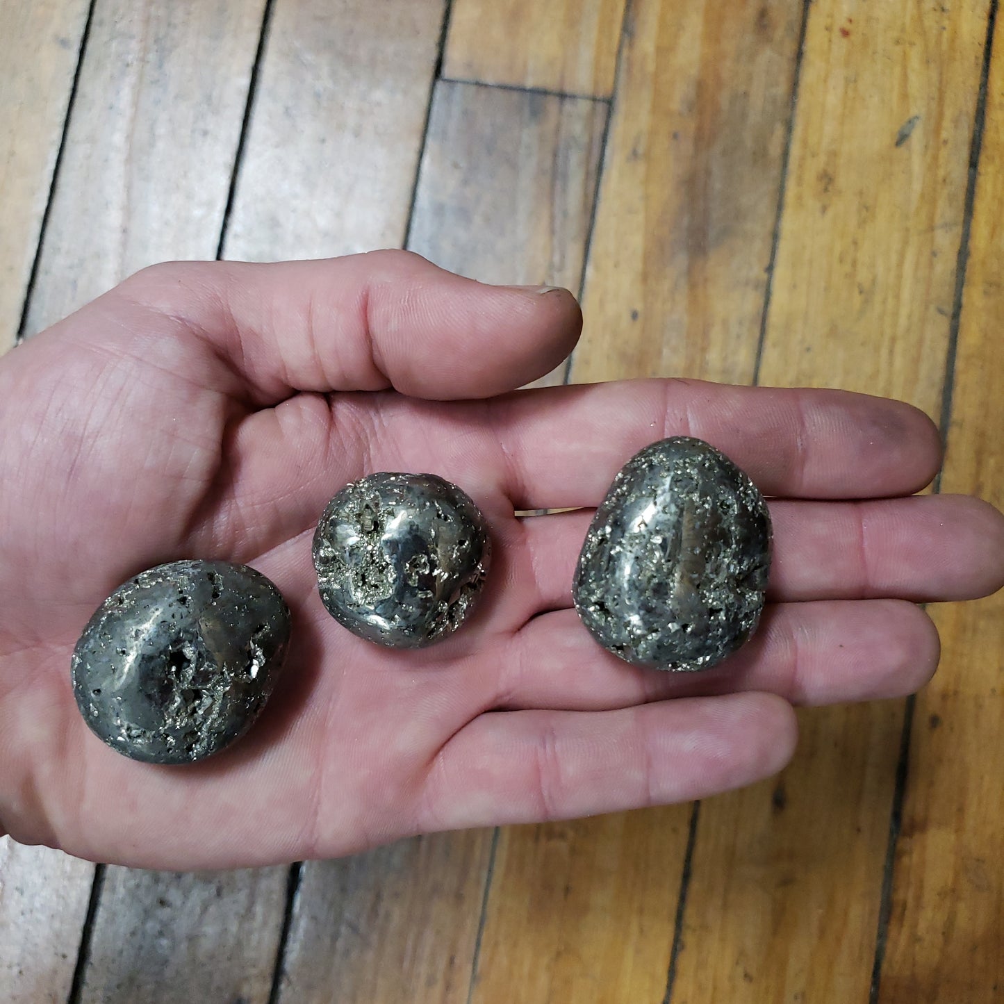 Pyrite Tumbled