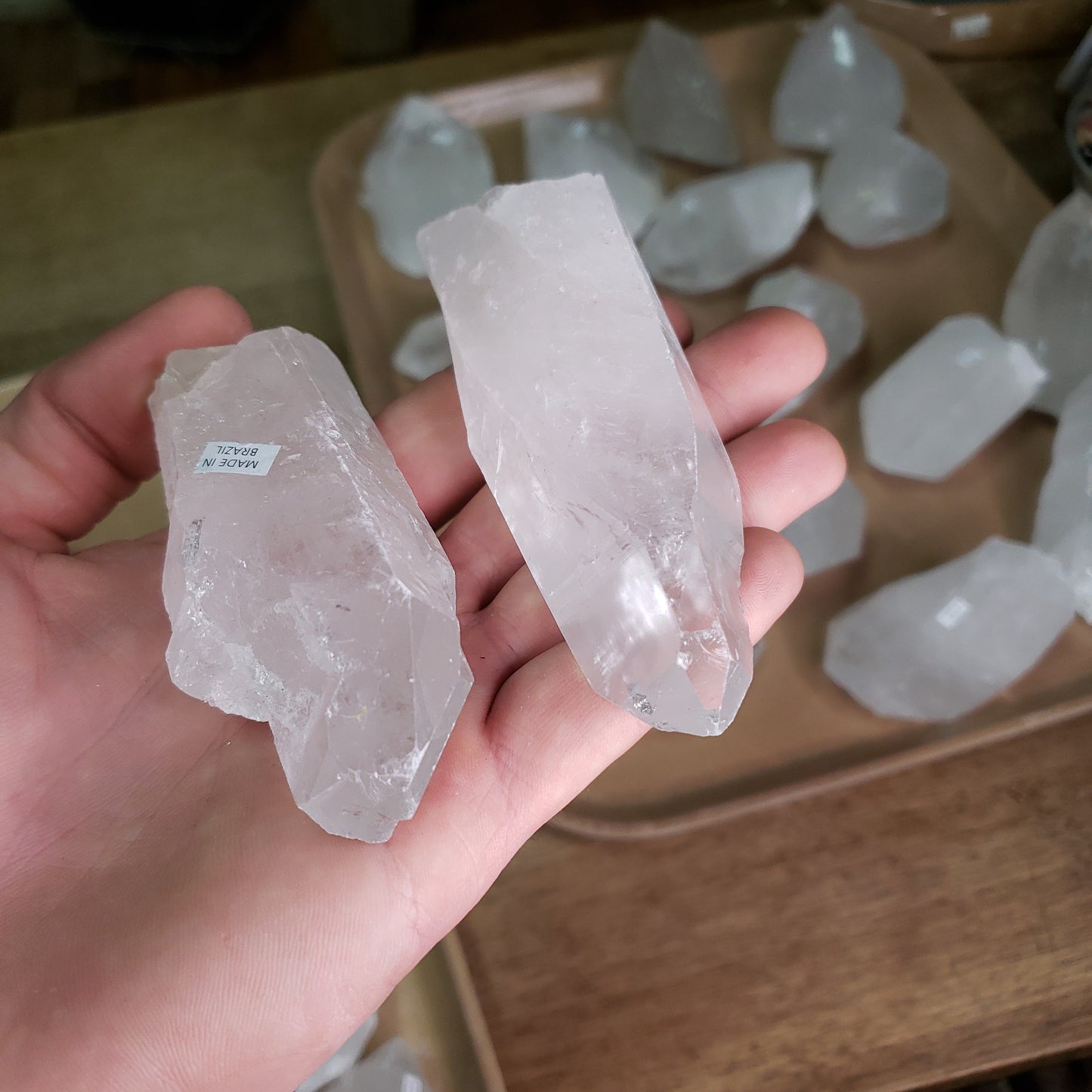 Large Brazilian Quartz Points