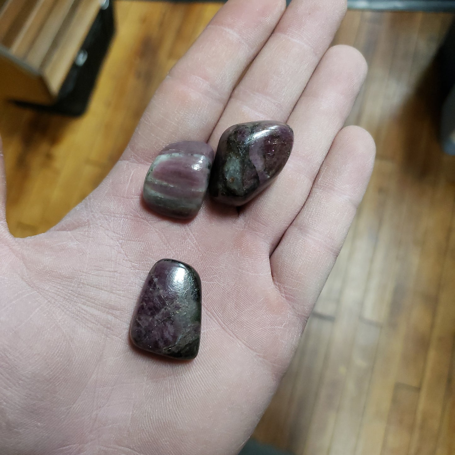 Pink Tourmaline Tumbled