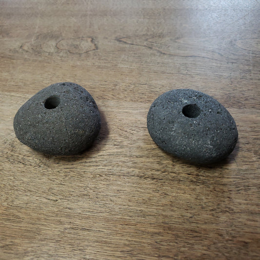 Natural Stone Chime Candle Holder 3" Mini