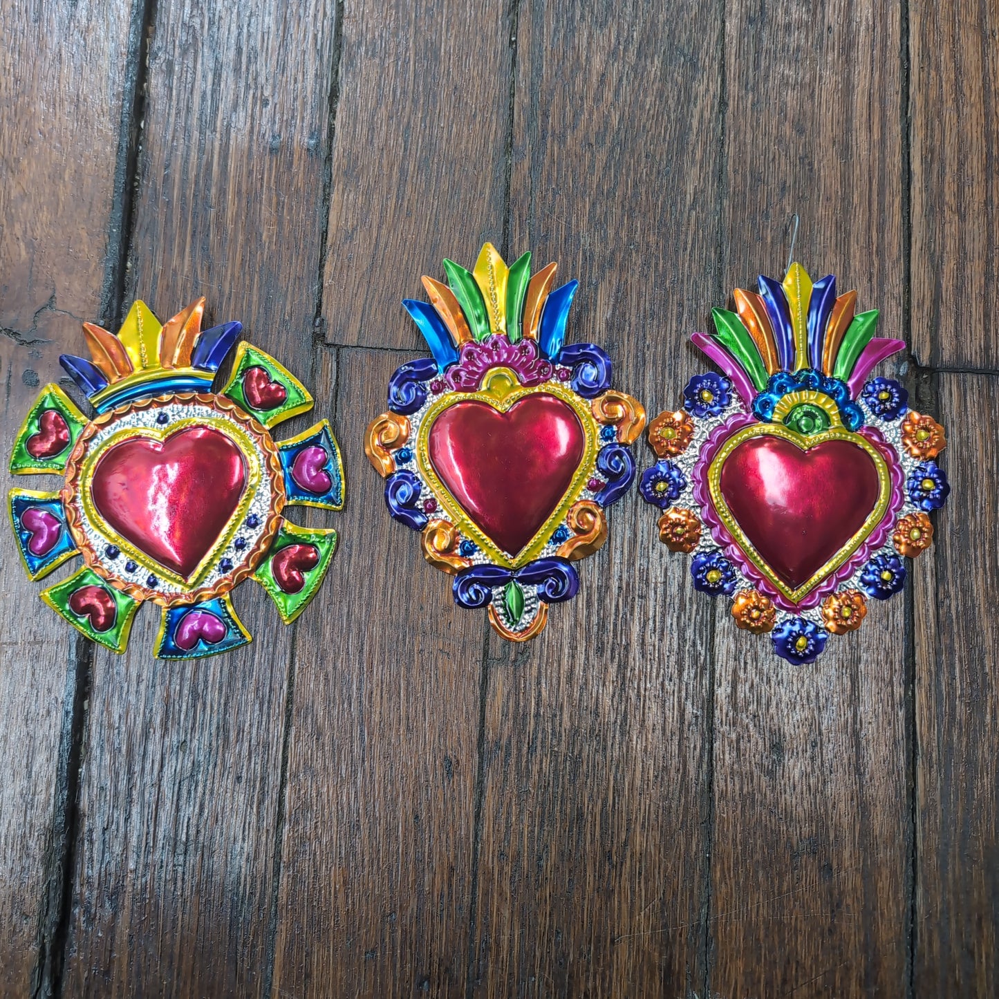 Sacred Heart Metal Hangings
