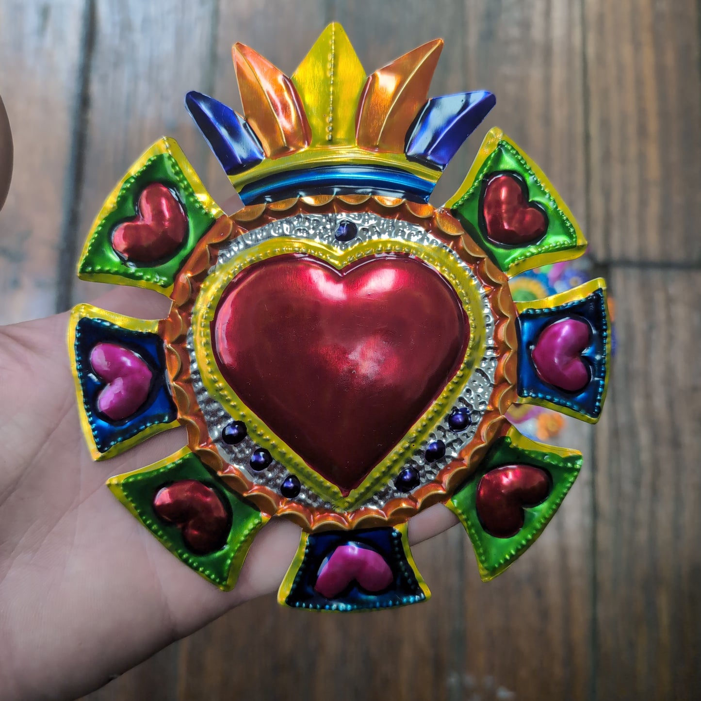 Sacred Heart Metal Hangings