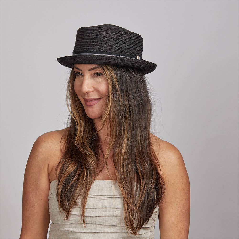Fedora Straw Pork Pie Hat - Style Detroit
