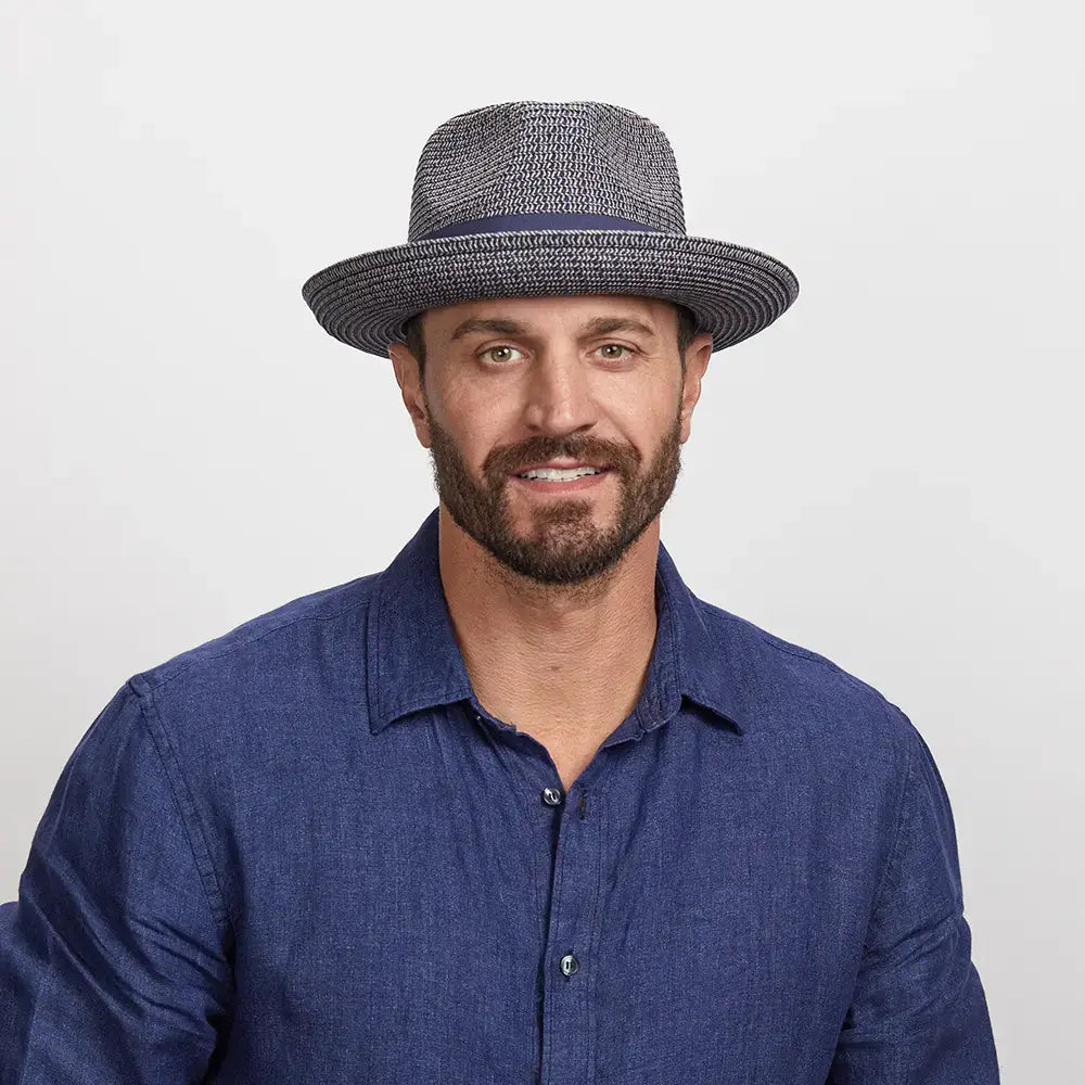Soft Straw Fedora Hat - Style Coronado
