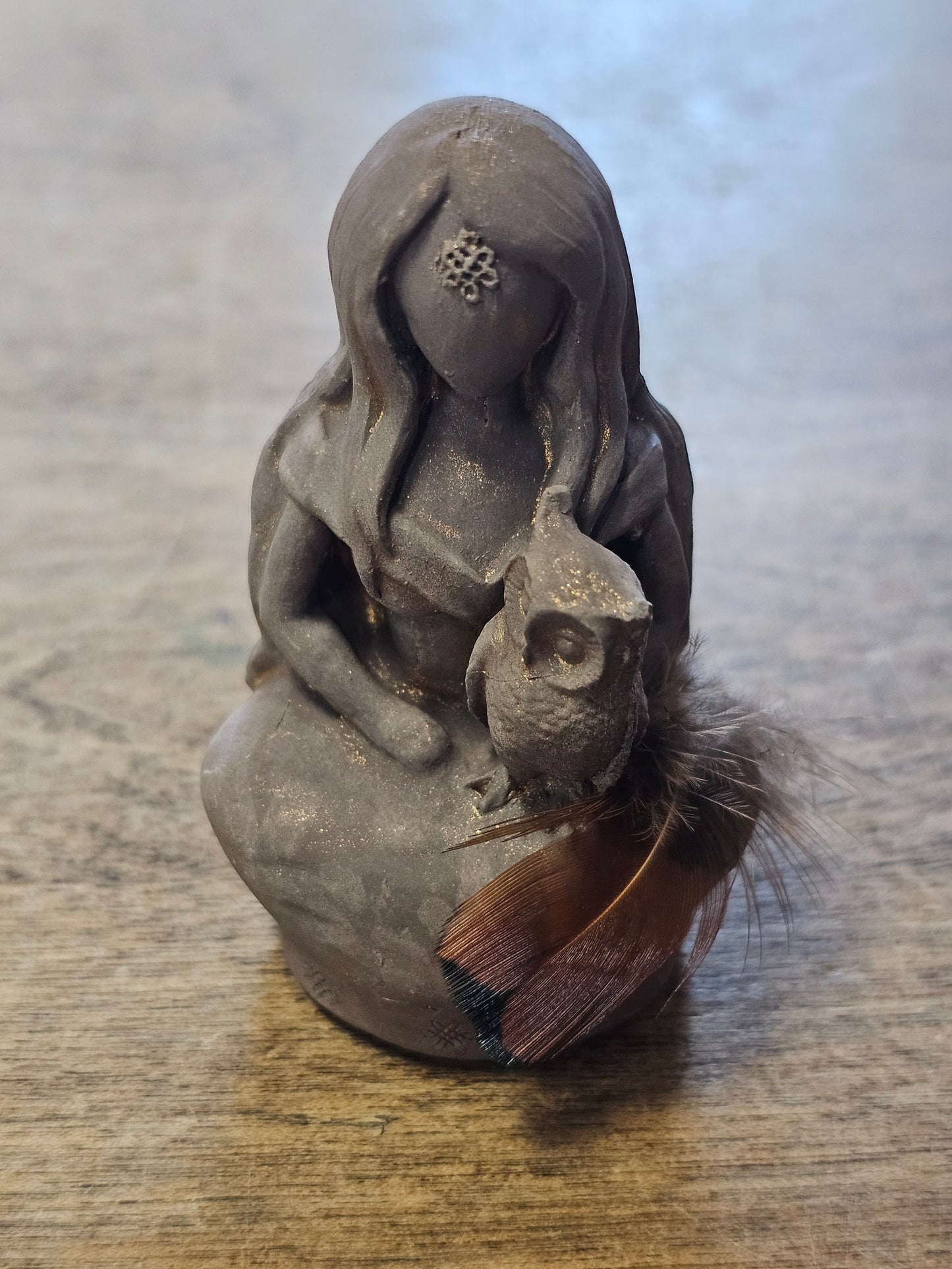 Gypsum Cement Goddess Figurine