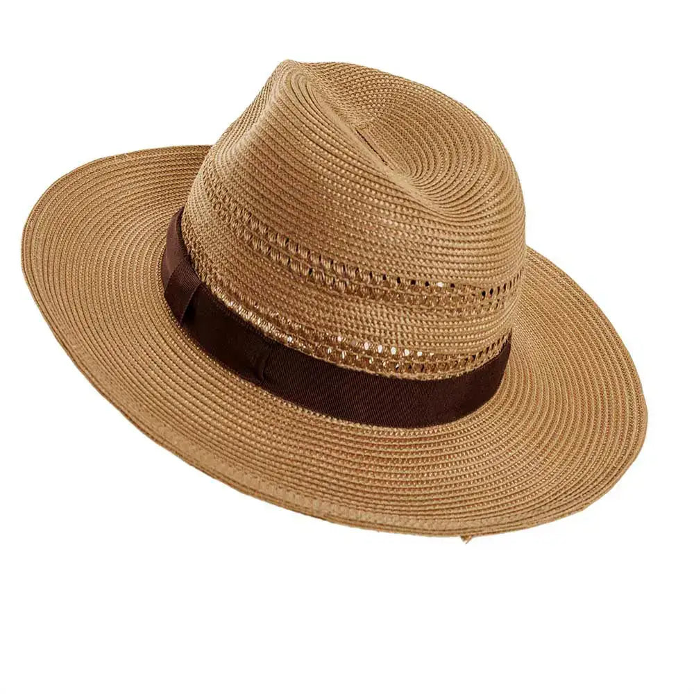 Polybraid Straw Sun Hat - Style Lisbon