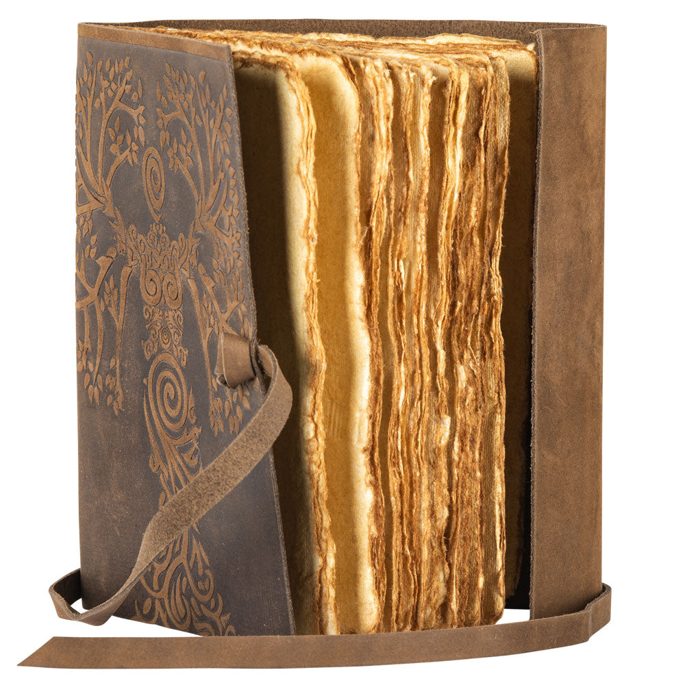 Goddess Tree Suede Leather Journal