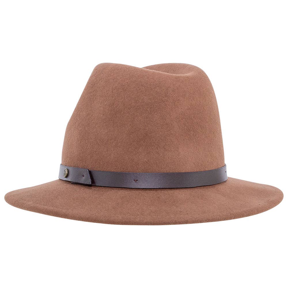 100% Wool Felt Fedora Style - McQueen