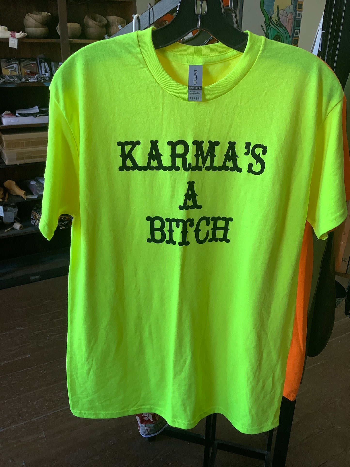 Mary Ramos neon t-shirt