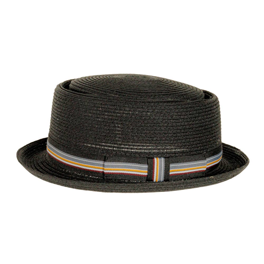 Fedora Straw Pork Pie Hat - Style Detroit