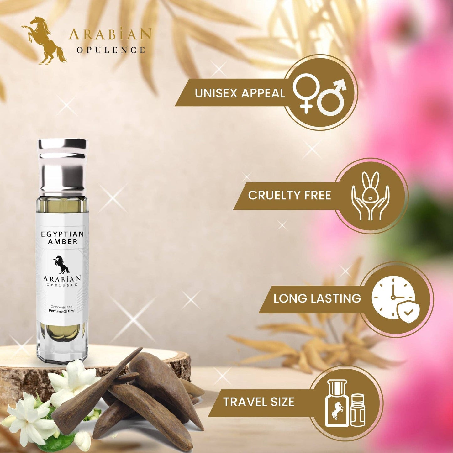 FR12 EGYPTIAN AMBER U - Perfume Body Oil - Alcohol Free