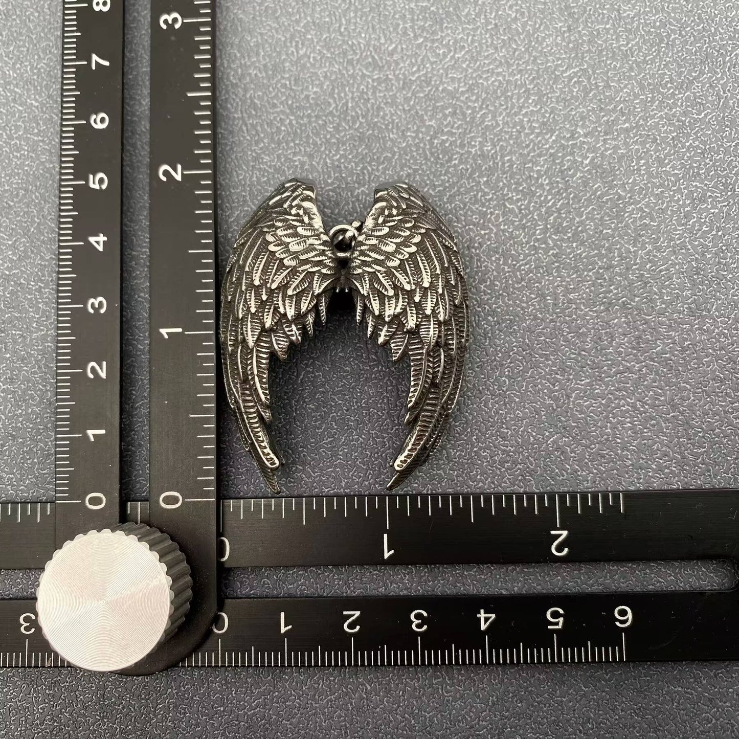 Stainless Steel Angel's Wing Pendant