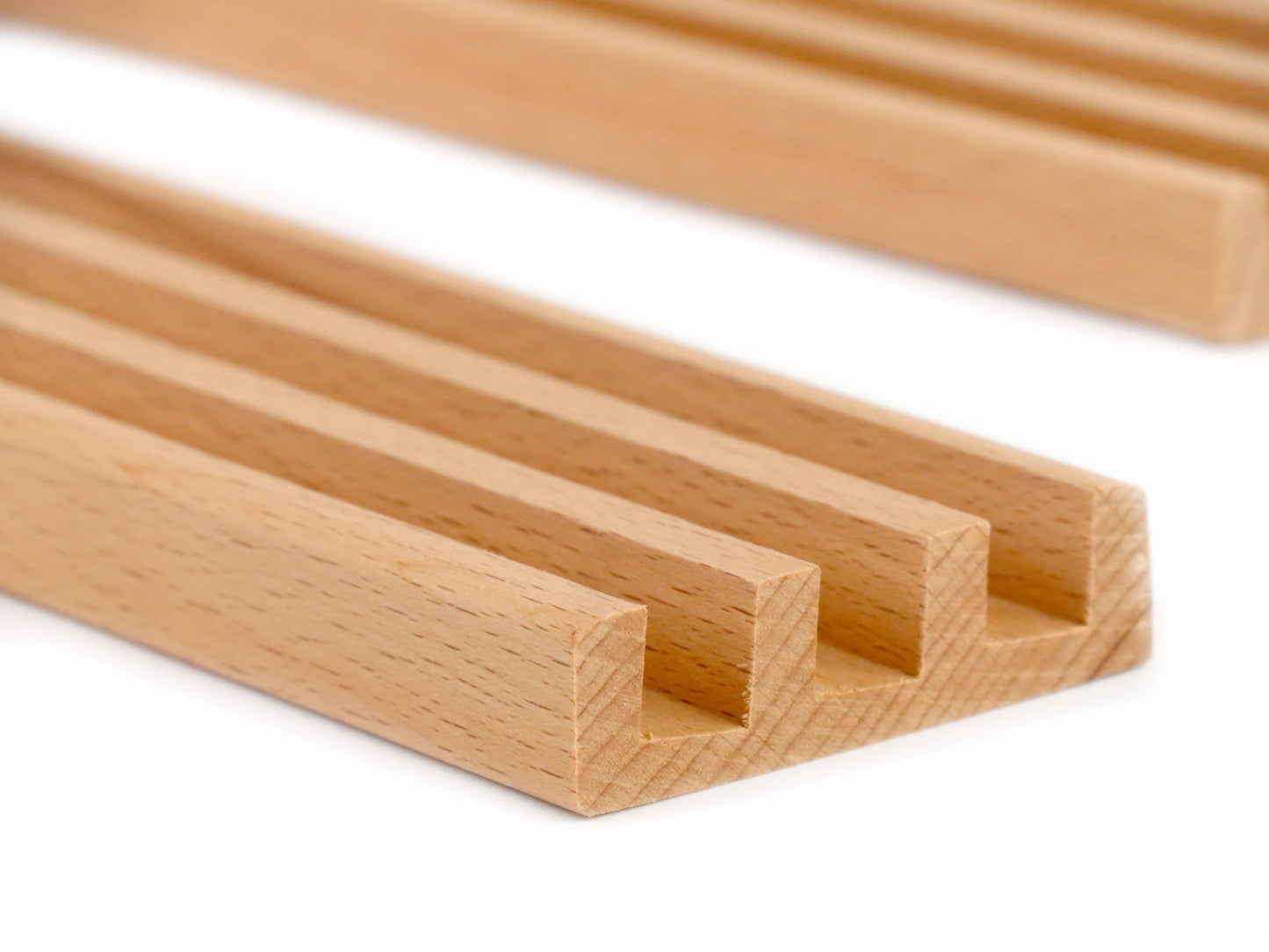 Wooden Domino Trays (set of 4)