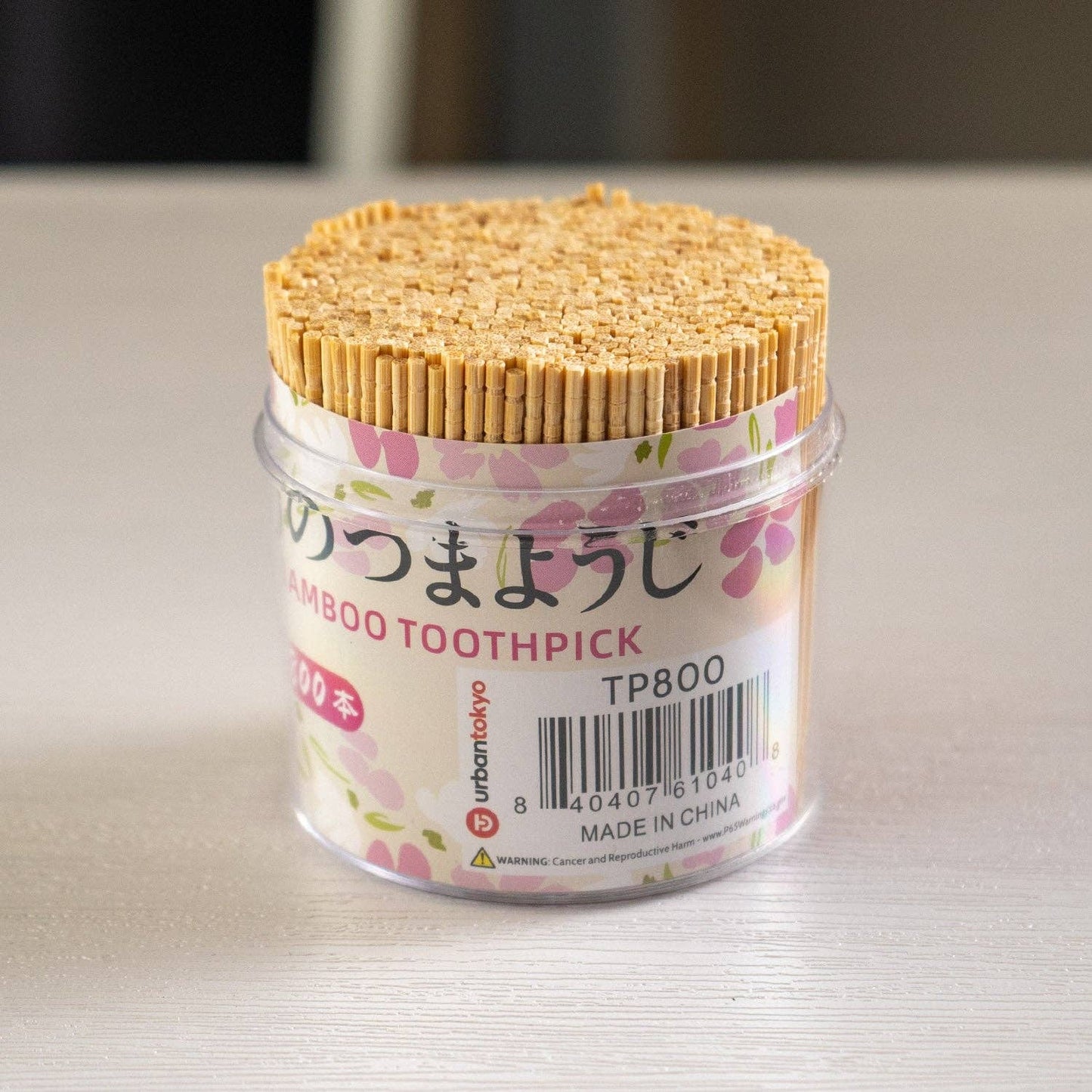 Bamboo Toothpicks 800pc Set (12/72)
