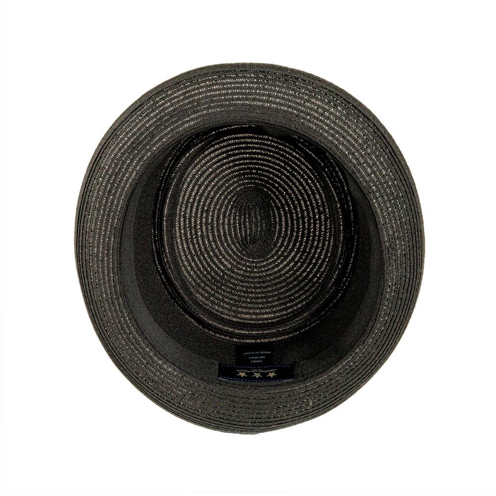 Fedora Straw Pork Pie Hat - Style Detroit