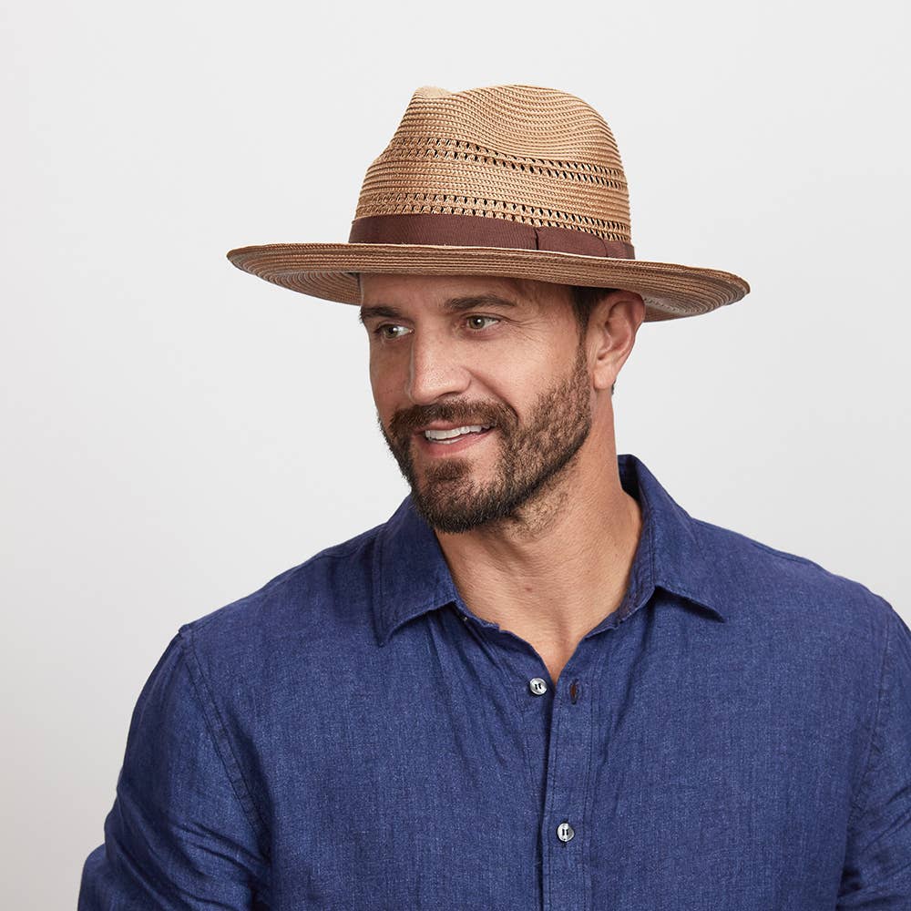Polybraid Straw Sun Hat - Style Lisbon