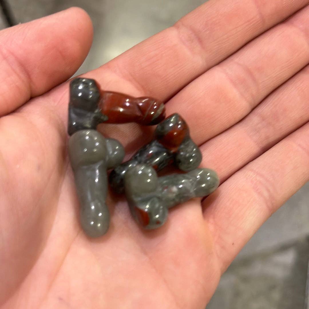 Crystal Phallic Figurine - Penis – Small Carved Gemstone Statue