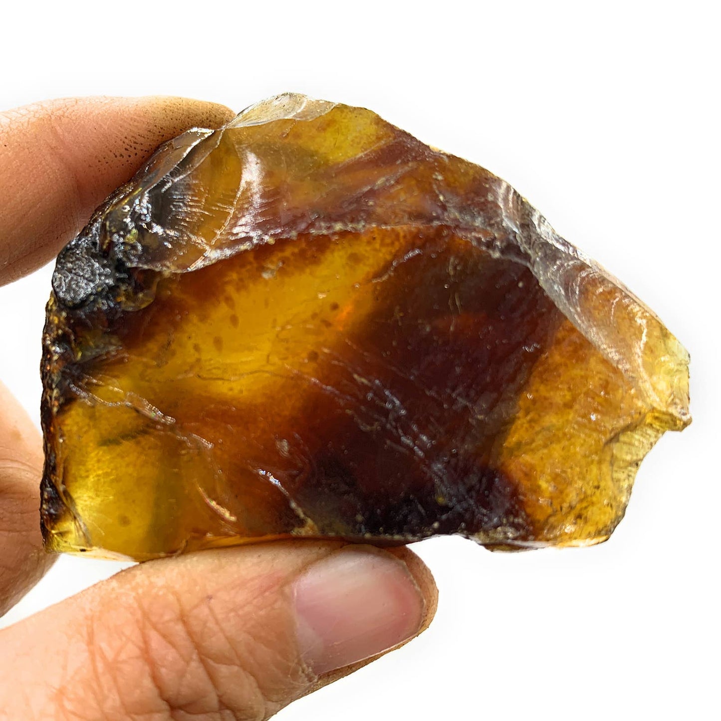 Rough Top Gold Amber - Indonesia - Raw Natural Stones