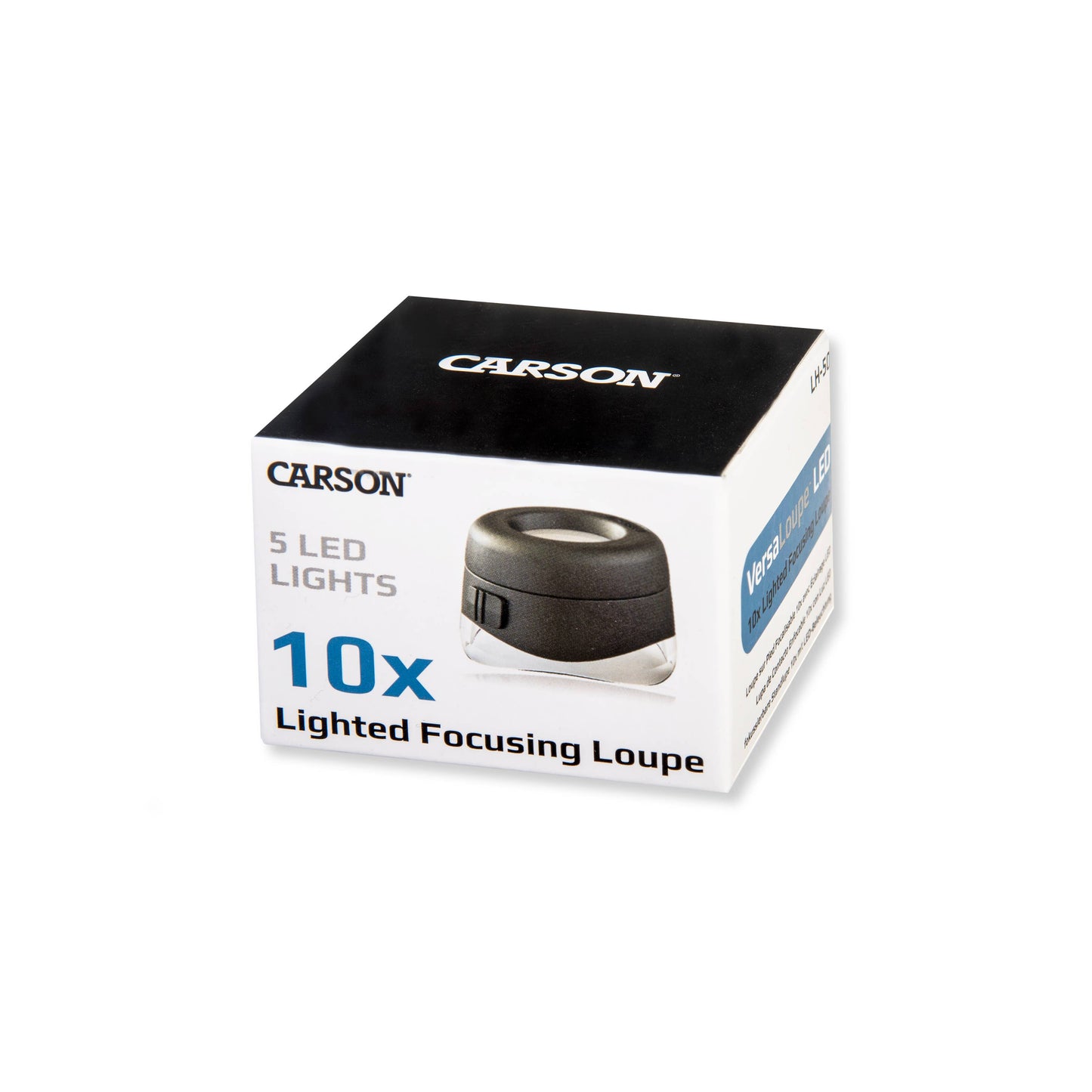 10x LED Focusing Loupe Magnifier, Dual Lens Precision Optics