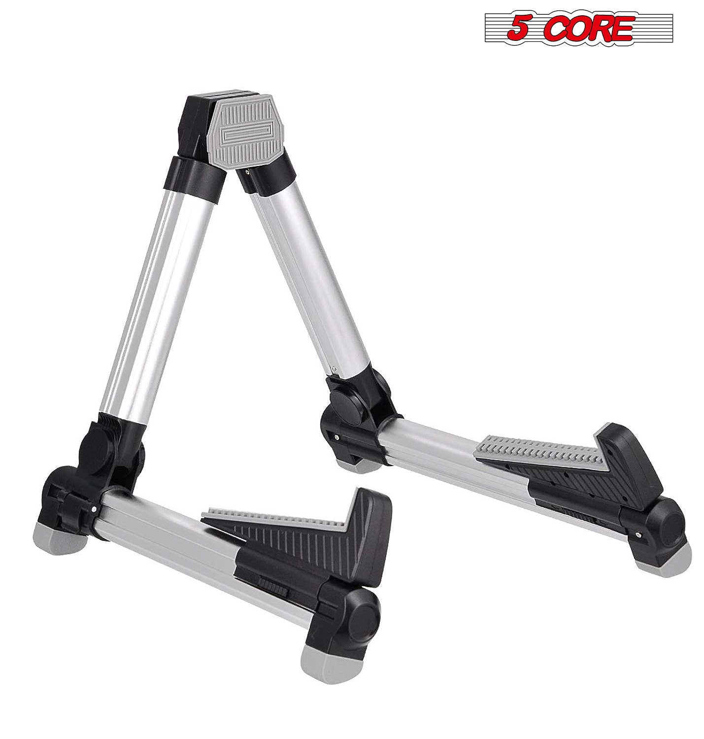 Premium A-Frame Folding & Adjustable Aluminum Guitar Stand