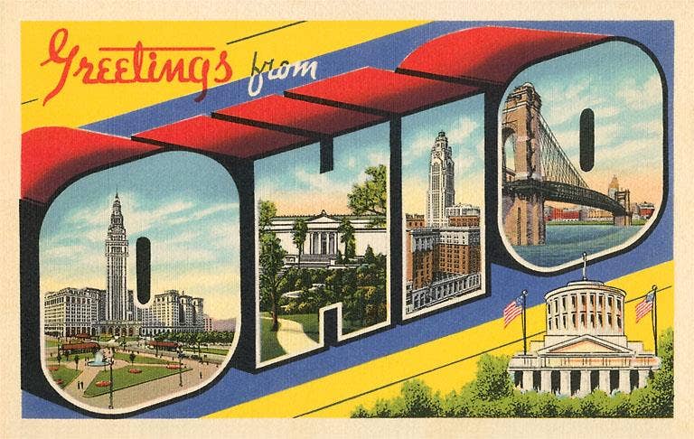 Magnet OH-401 Greetings from Ohio