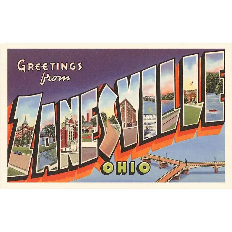 Magnet OH-360 Greetings from Zanesville