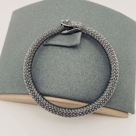 Retro Snake-shaped Stainless Steel Pendants - MJ/MNP