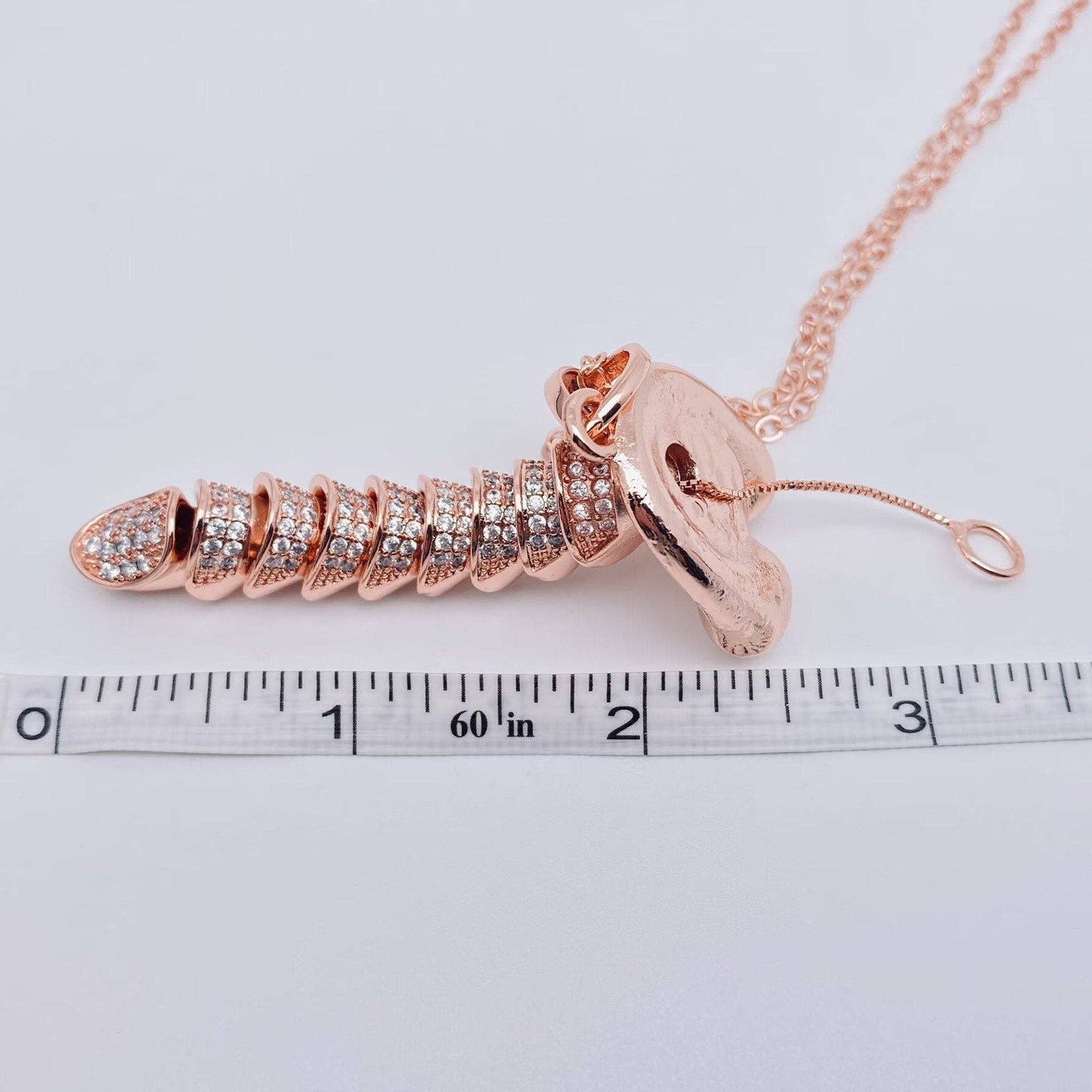 Mystical Pendant Necklace with A Symbol of Masculine Power