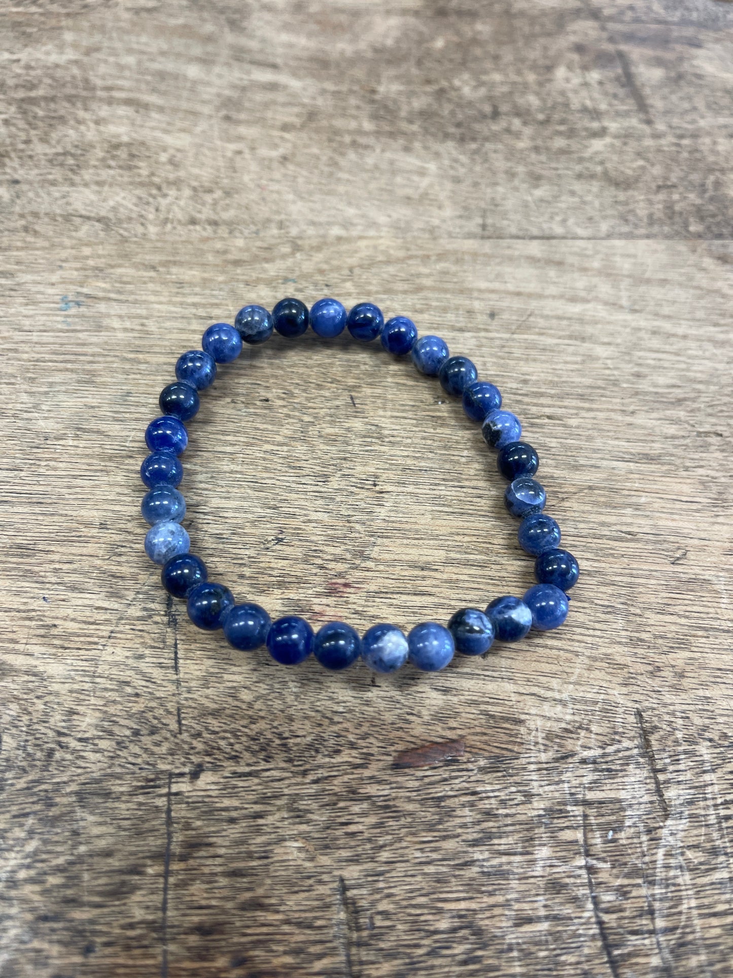 6mm Round Gemstone Stretch Bracelets