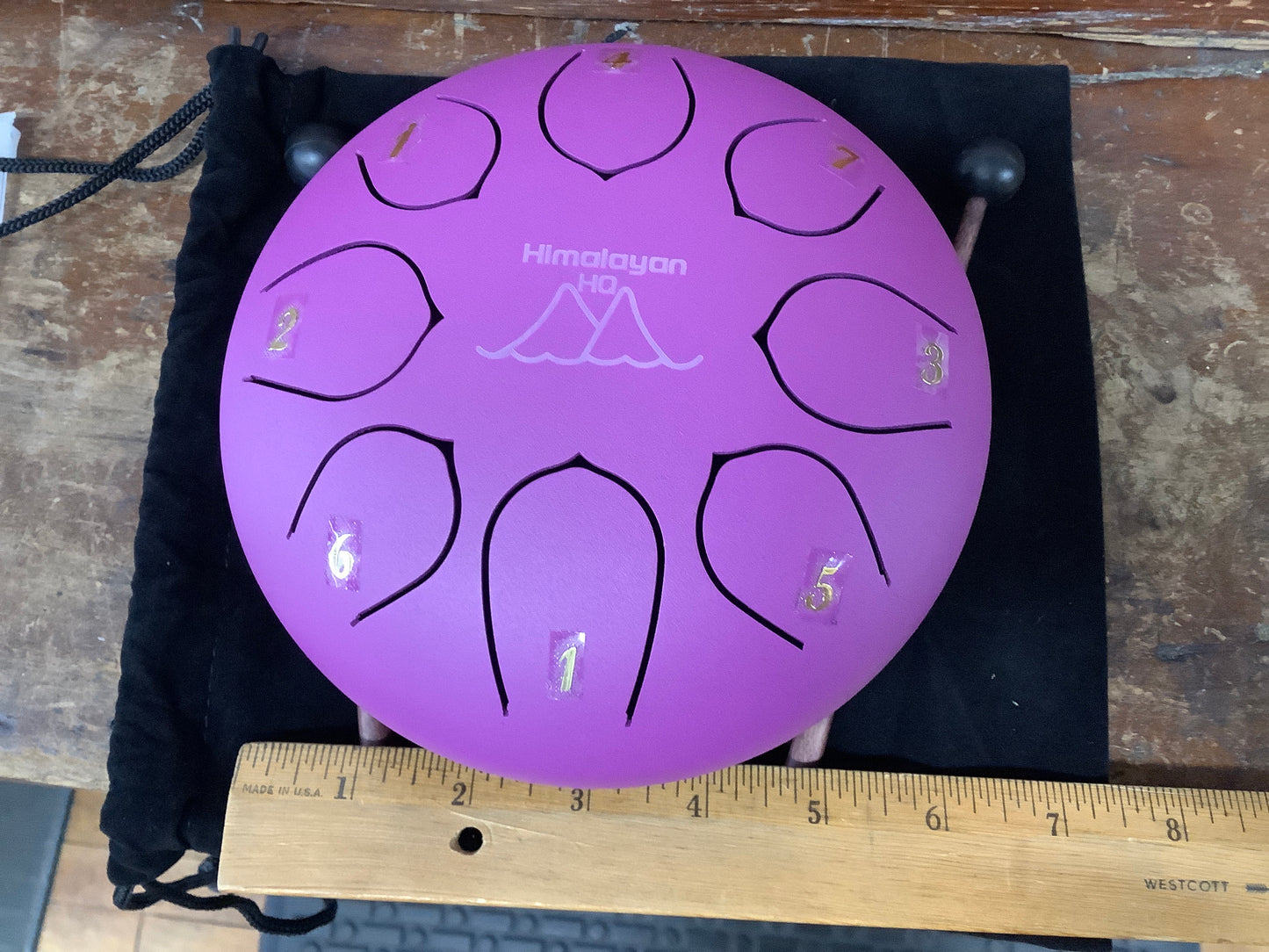 Metal Tongue Drums with Case
