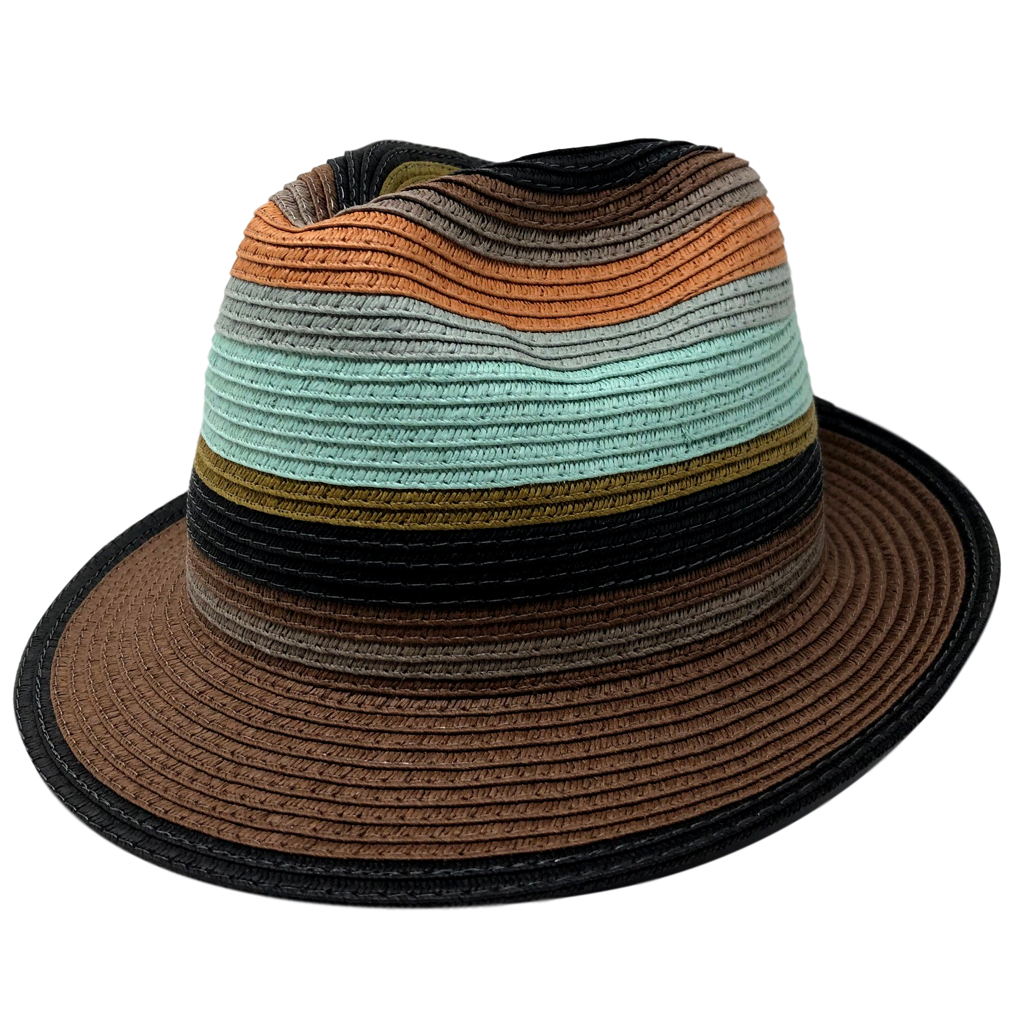 Multi Color Stingy Brim: Green Mix / Large