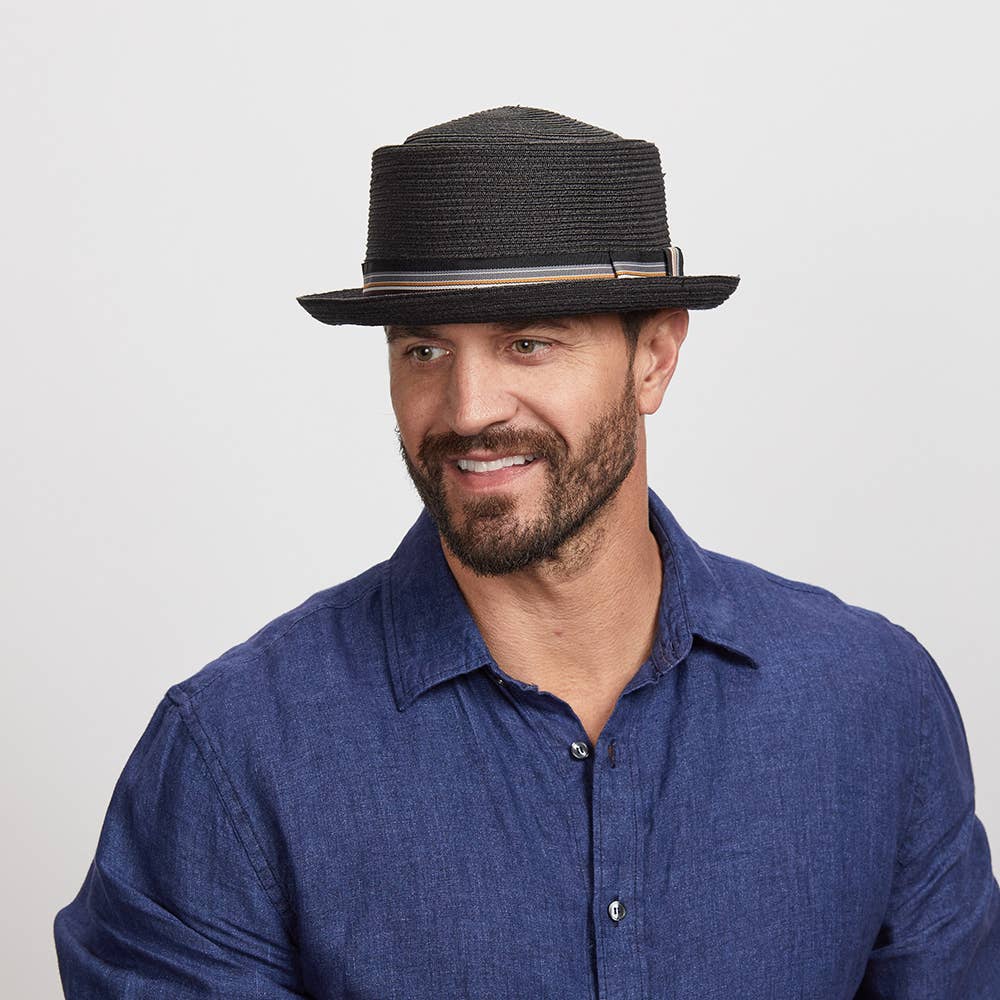 Fedora Straw Pork Pie Hat - Style Detroit