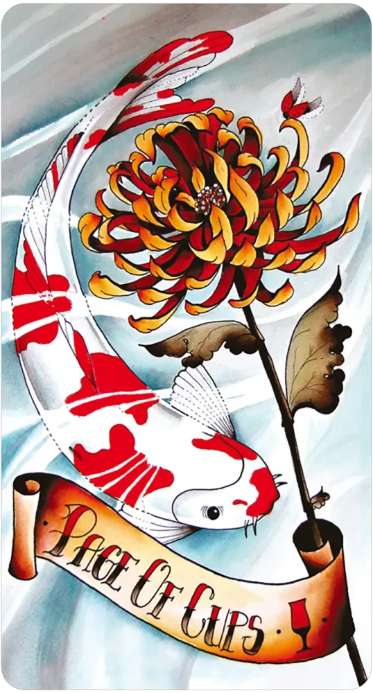 Eight Coins' Tattoo Tarot Borderless Miniature Edition