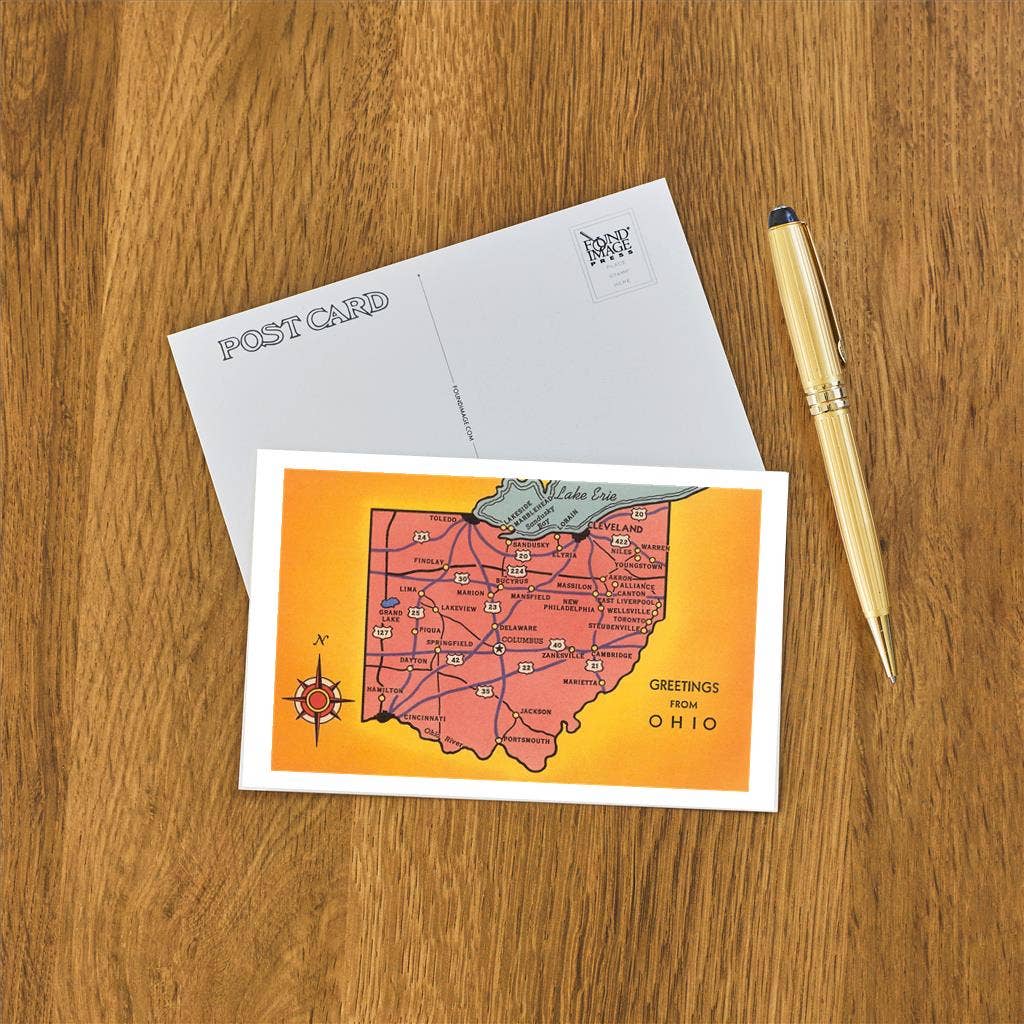 Postcard OH-518 Greetings from Ohio
