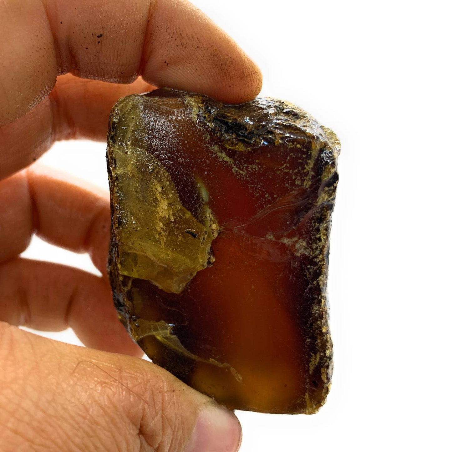 Rough Top Gold Amber - Indonesia - Raw Natural Stones