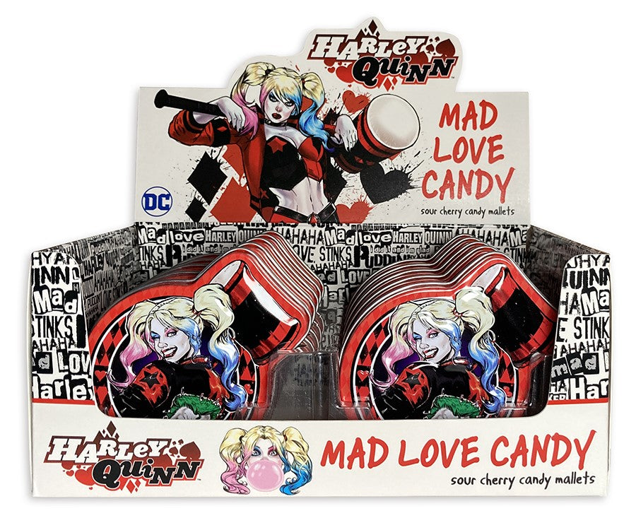 Harley Quinn Mad Love Sour Cherry Candy Mallets