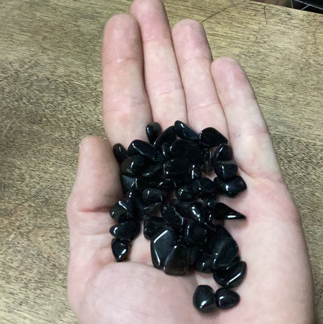 Apache Tear Obsidian Tumbled