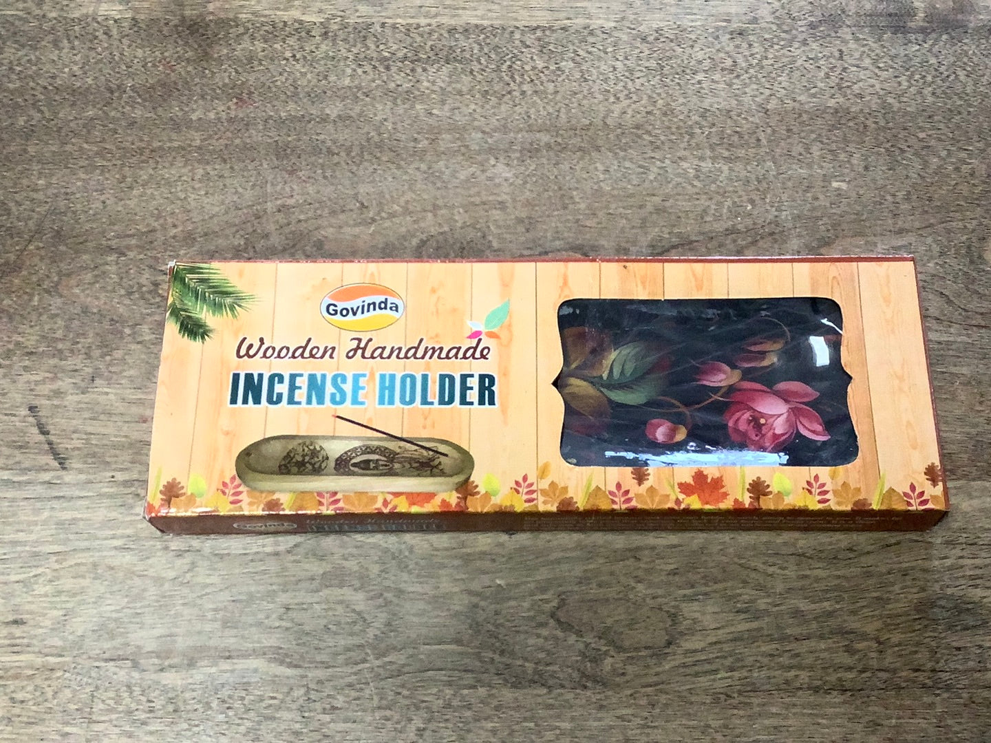 Wooden Incense Burner Tray Large