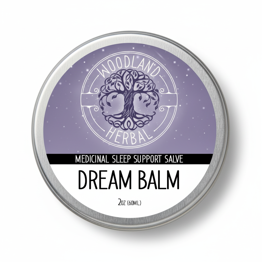 Dream Balm - Gentle Sedating Salve for Relaxation, Sleep Support, Aiding Insomnia