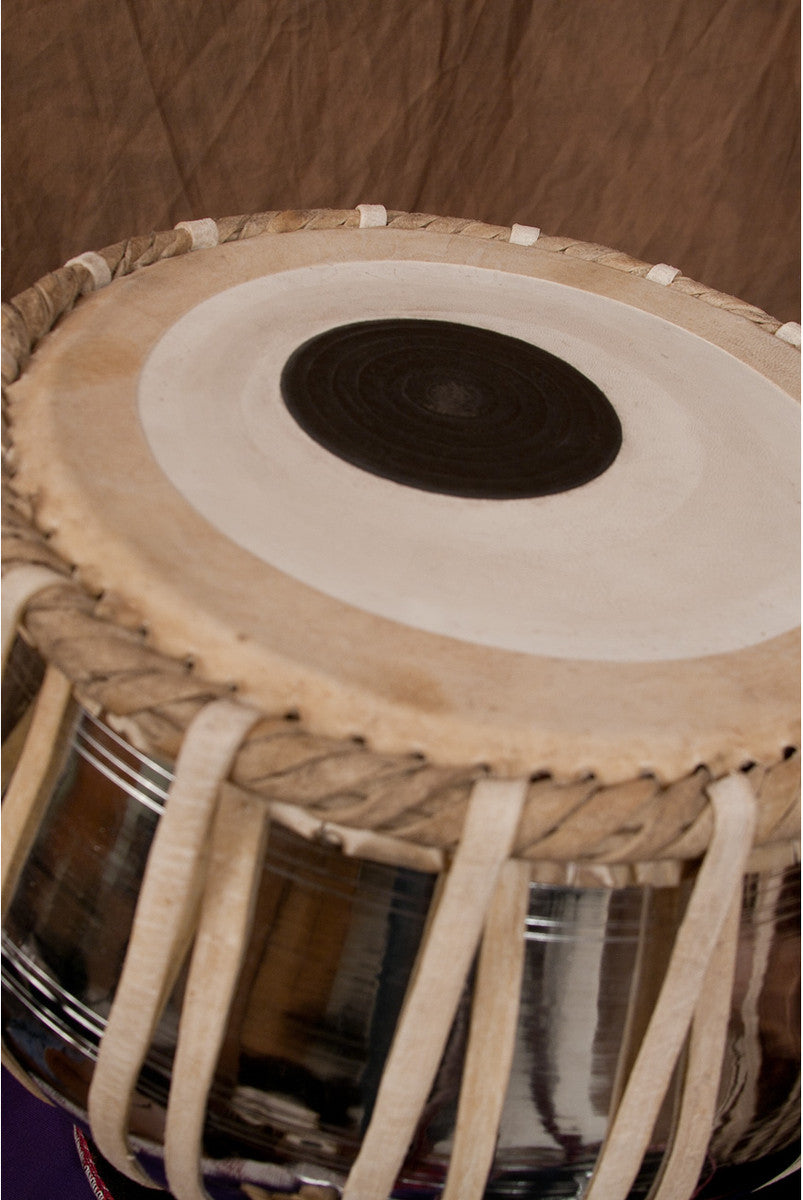 Banjira Pro Tabla Set Nickel Plated Brass Bayan And 5.75-Inch Dayan