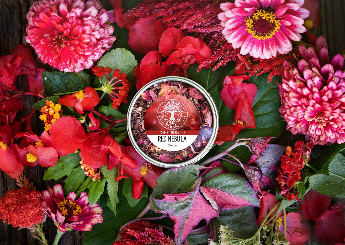 Red Nebula Tea - Cosmic Energy Tea for Boosting Energy, Mental Clarity, Cognitive Function