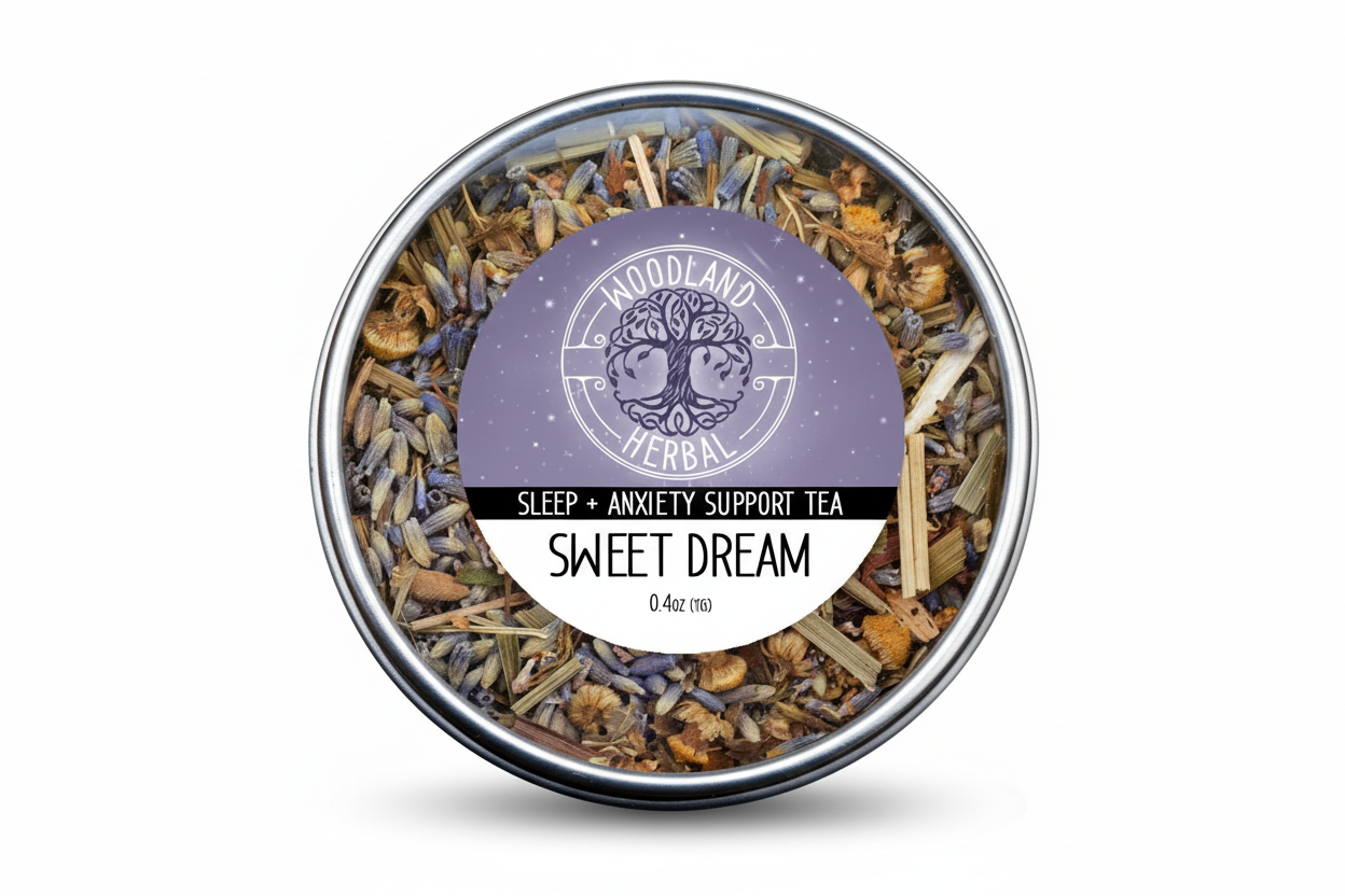 Sweet Dream Tea - Organic Tea for Sleep Support, Gentle Sedation, Insomnia