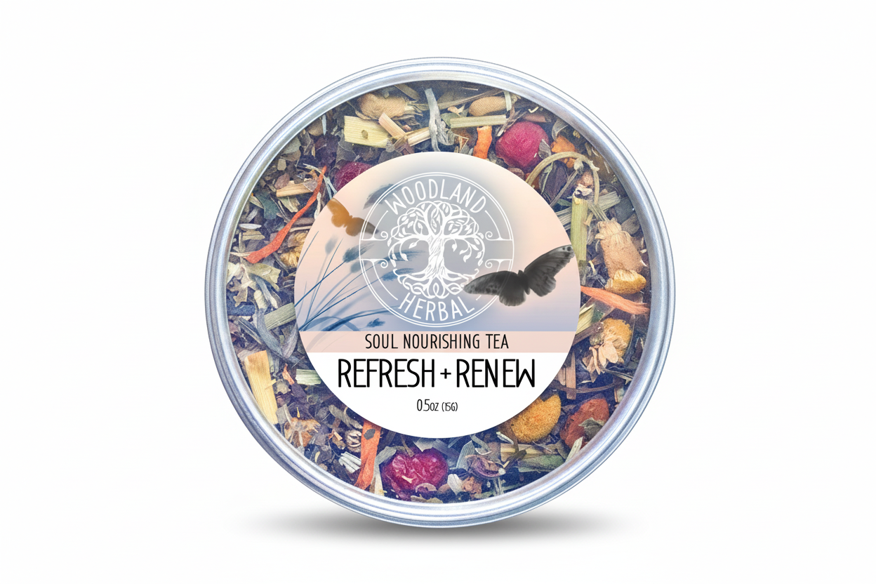 Refresh & Renew Tea *Limited Edition* Organic Tea for Revitalizing Spirit, Improve Energy, Nourishment and Mood
