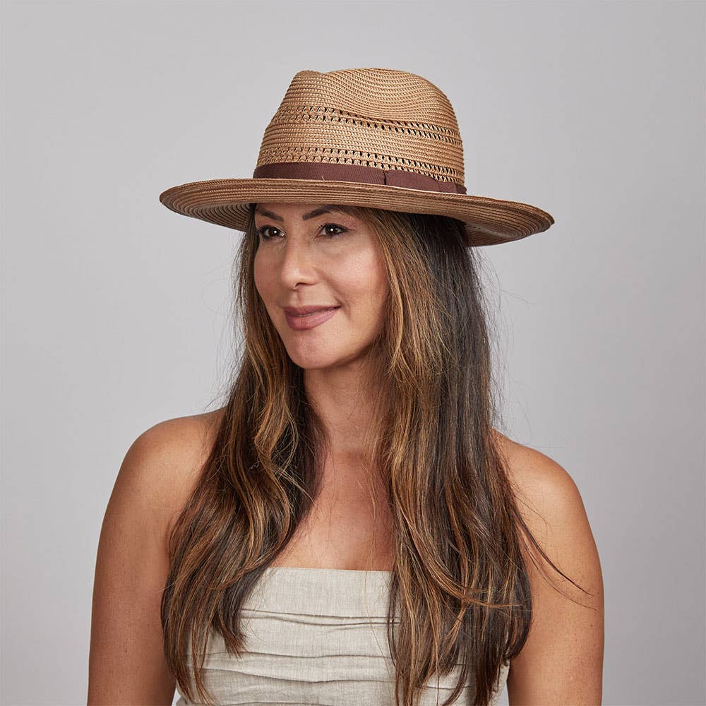 Polybraid Straw Sun Hat - Style Lisbon